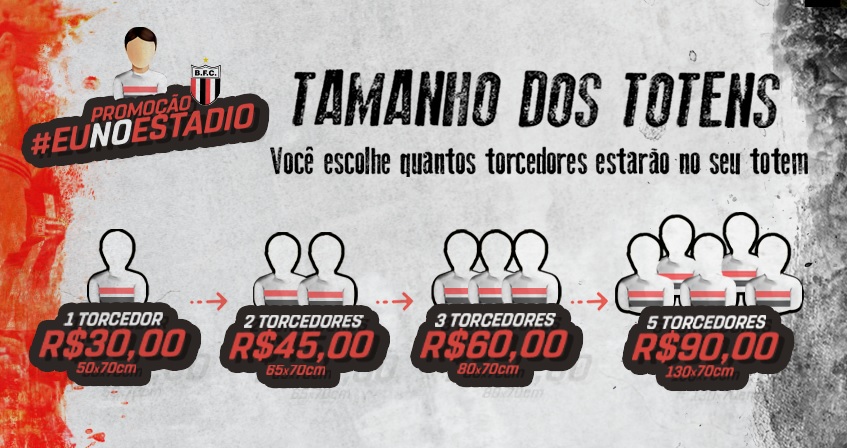 Botafogo-SP usará totens para "colocar" torcida em estádio