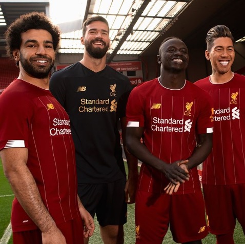 patrocinadores do liverpool 2019