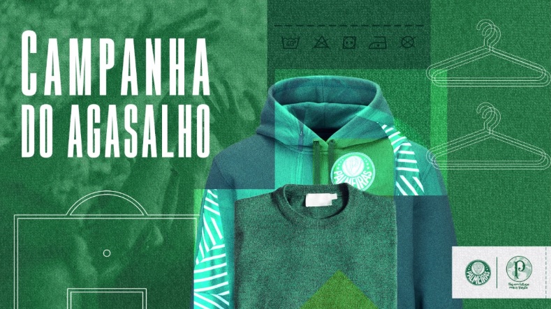 Palmeiras usa "Campanha do Agasalho" para alavancar vendas