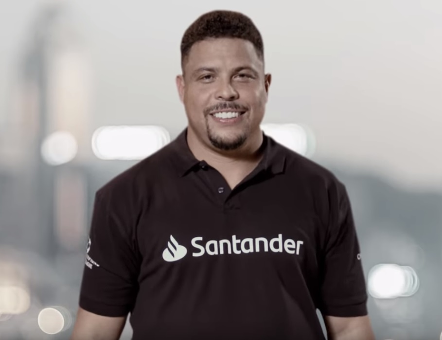Ronaldo será embaixador do Santander na Liga dos Campeões