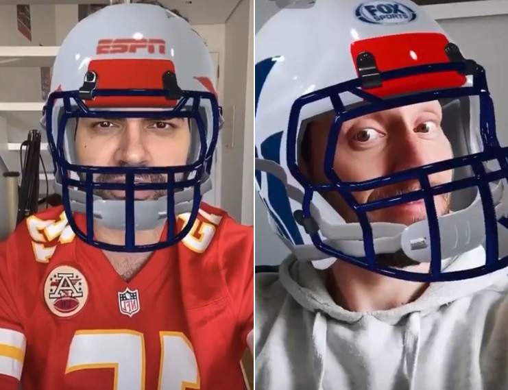 ESPN e Fox Sports usam Instagram para ativar a NFL