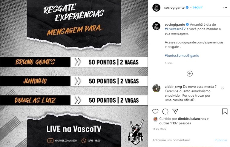 Vasco e Ceará "isolam" sócio-torcedor e ampliam ganhos